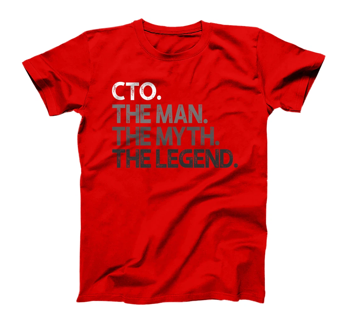 CTO The Man Myth Legend Gift Premium T-Shirt