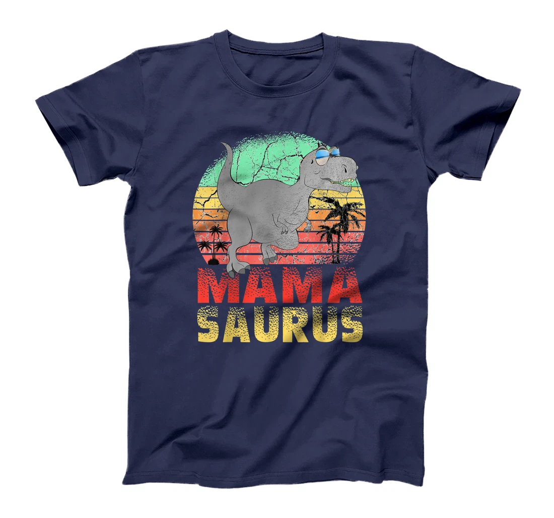 Mamasaurus T Rex Dinosaur Mama Saurus Family Matching Women T-Shirt