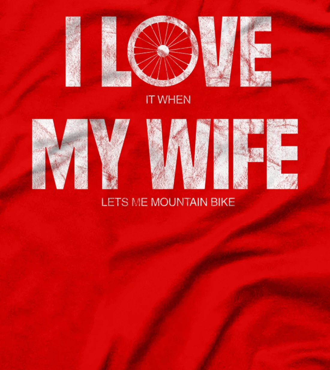 Mens I Love It When My Wife Let Me Mountain Bike Funny MTB Biker Premium T-Shirt