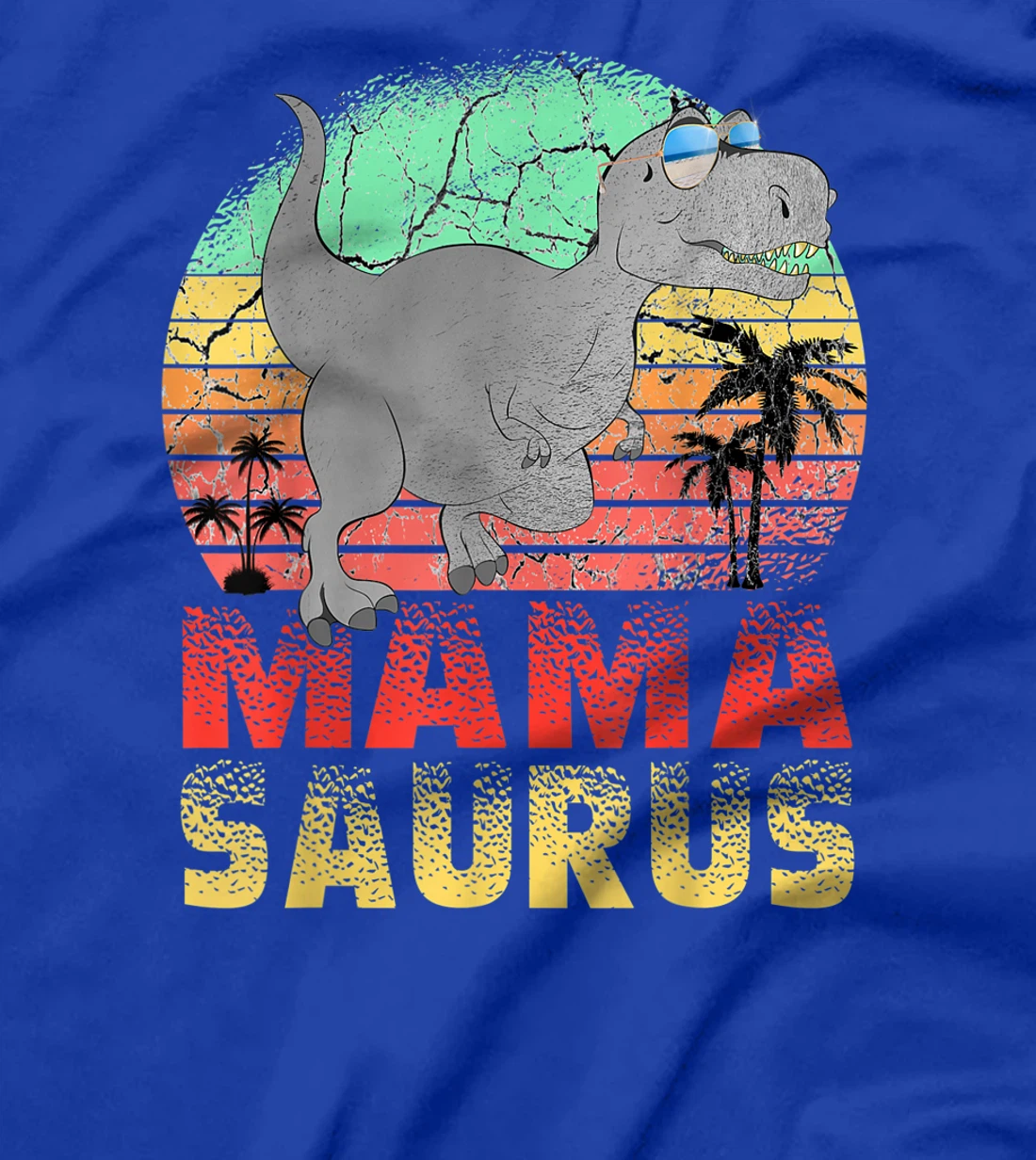 Mamasaurus T Rex Dinosaur Mama Saurus Family Matching Women T-Shirt