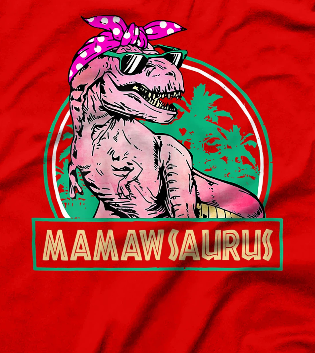 Womens Mamawsaurus T Rex Mamaw Saurus Dinosaur Family Matching T-Shirt