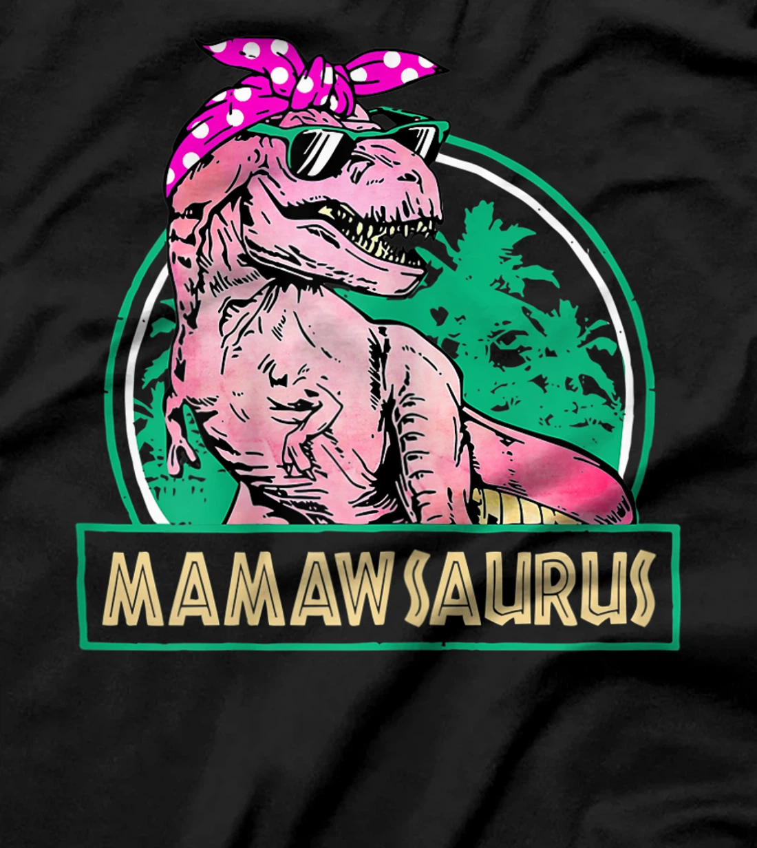 Womens Mamawsaurus T Rex Mamaw Saurus Dinosaur Family Matching T-Shirt