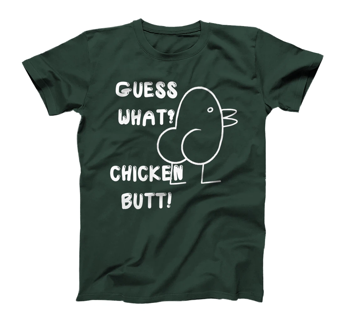 Funny Guess What? Chicken Butt! , Cute Joke Premium T-Shirt