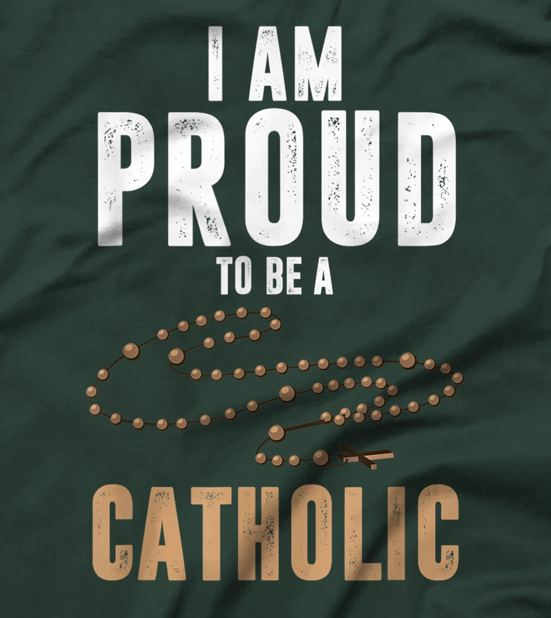 Proud Catholic Orthodox Jesus God Follower Believer Gift T-Shirt