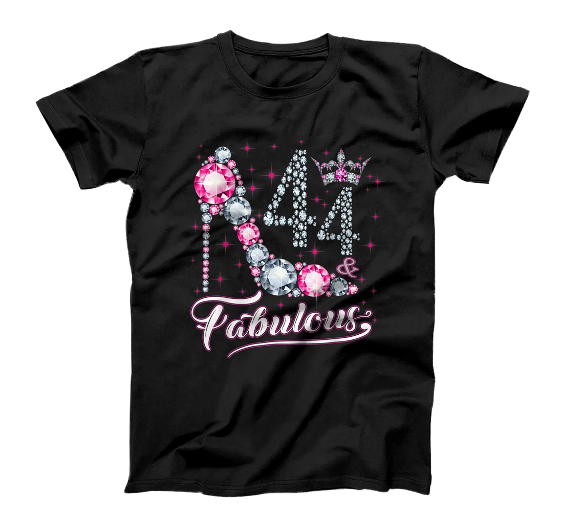 44 And & Fabulous 1977 44th Birthday Gift Tee For Womens T-Shirt