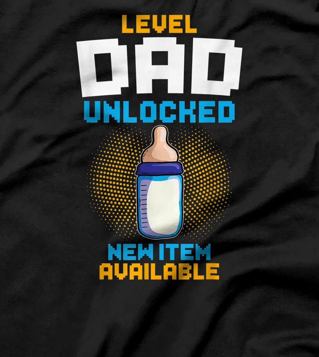 Mens Level Dad Unlocked Pregnancy Announcement Gamer Father To Be T-Shirt