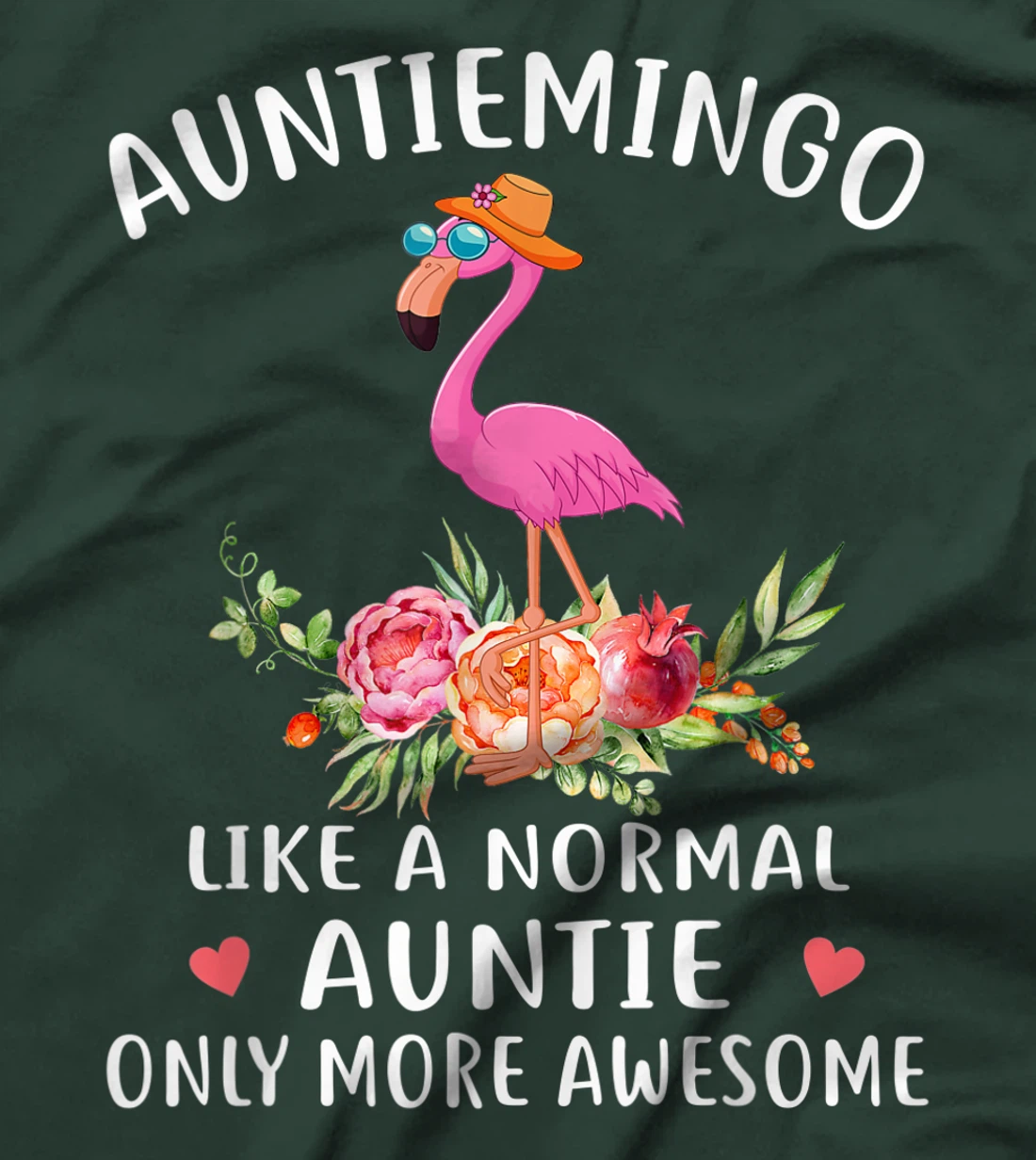 Auntiemingo Like A Normal Auntie Only More Awesome Mom Gift T-Shirt