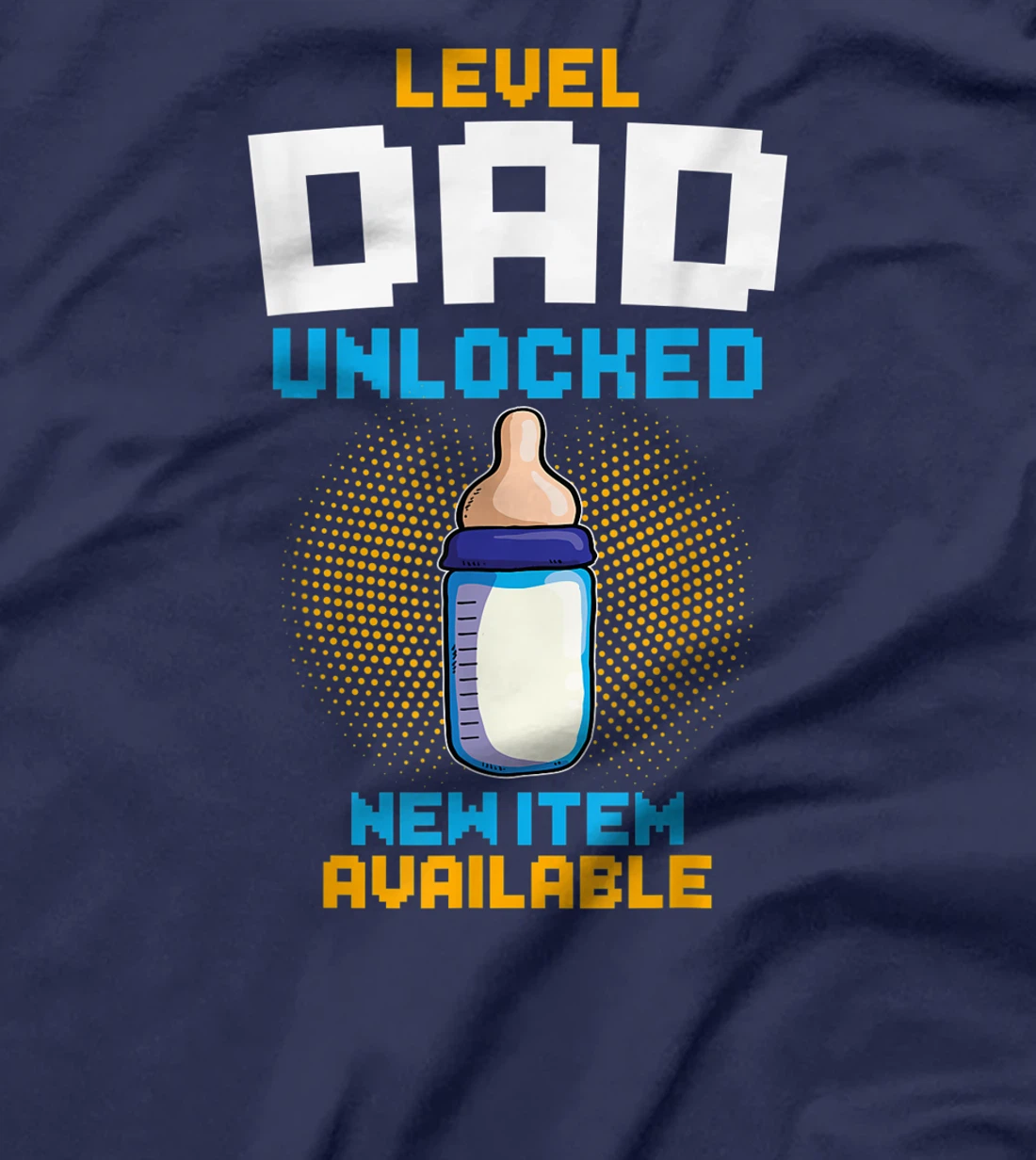 Mens Level Dad Unlocked Pregnancy Announcement Gamer Father To Be T-Shirt