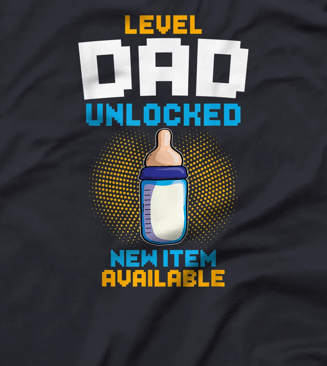 Mens Level Dad Unlocked Pregnancy Announcement Gamer Father To Be T-Shirt