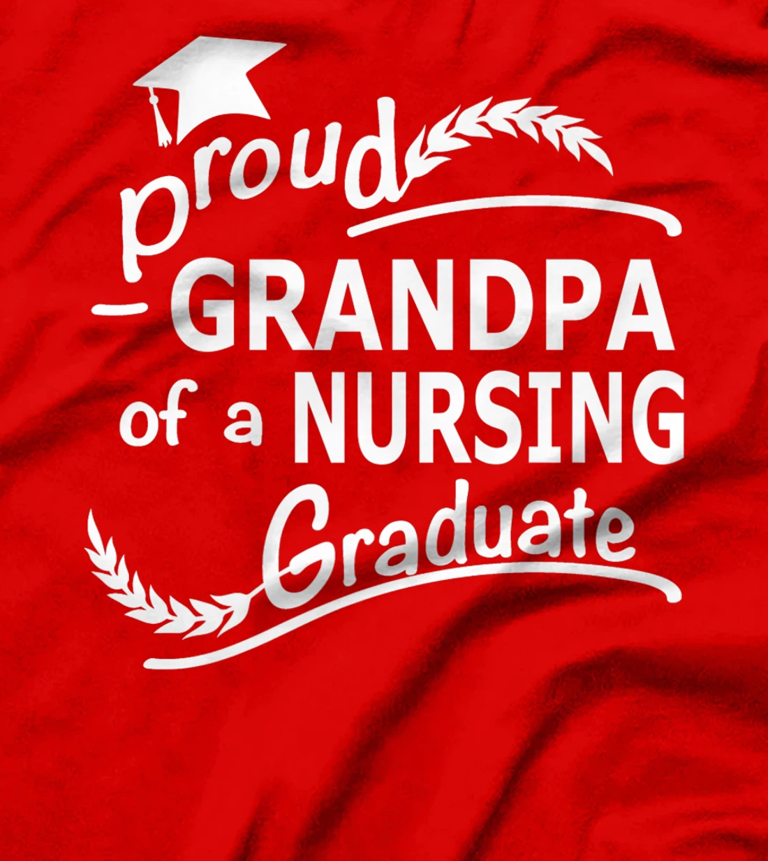 Mens Proud Grandpa Of Nursing Graduate Nursing School Graduation Premium T-Shirt