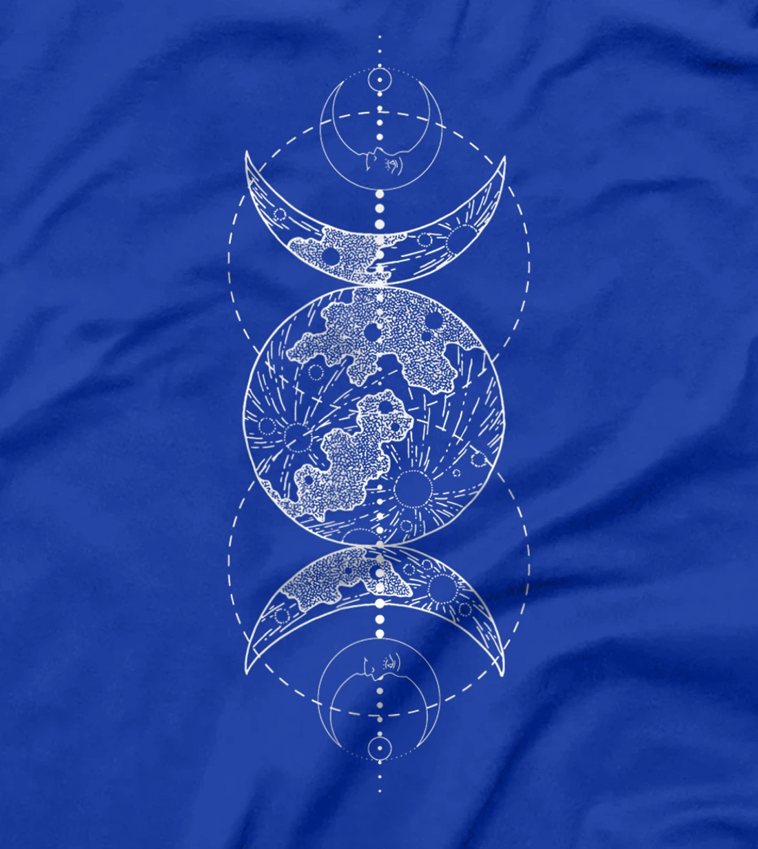 Triple Moon Wiccan - Pagan Goddess Witch Wicca Witchcraft T-Shirt