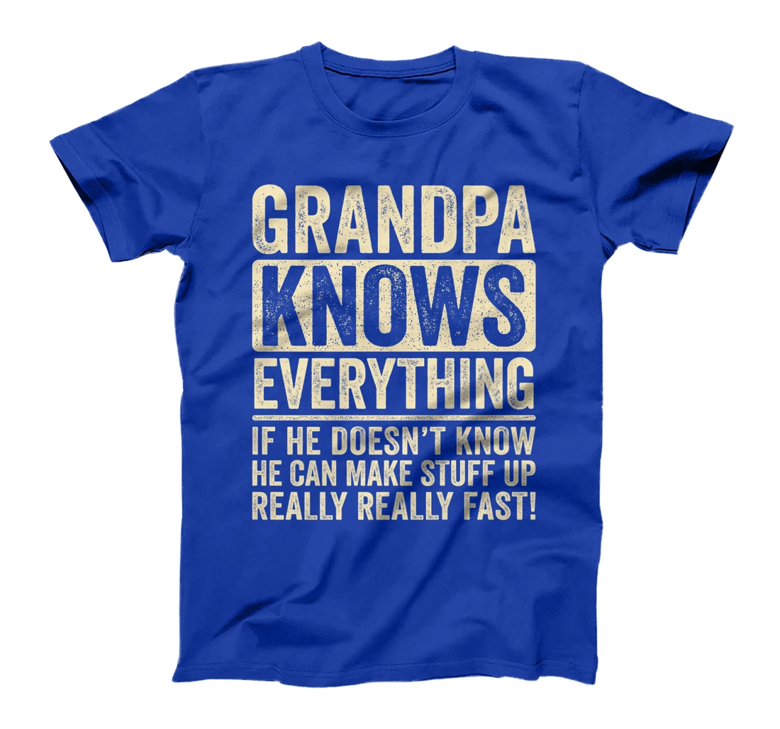 Grandpa Knows Everything Premium T-Shirt