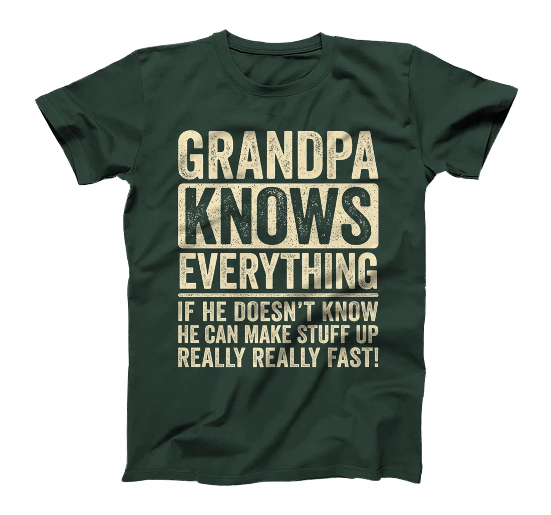 Grandpa Knows Everything Premium T-Shirt