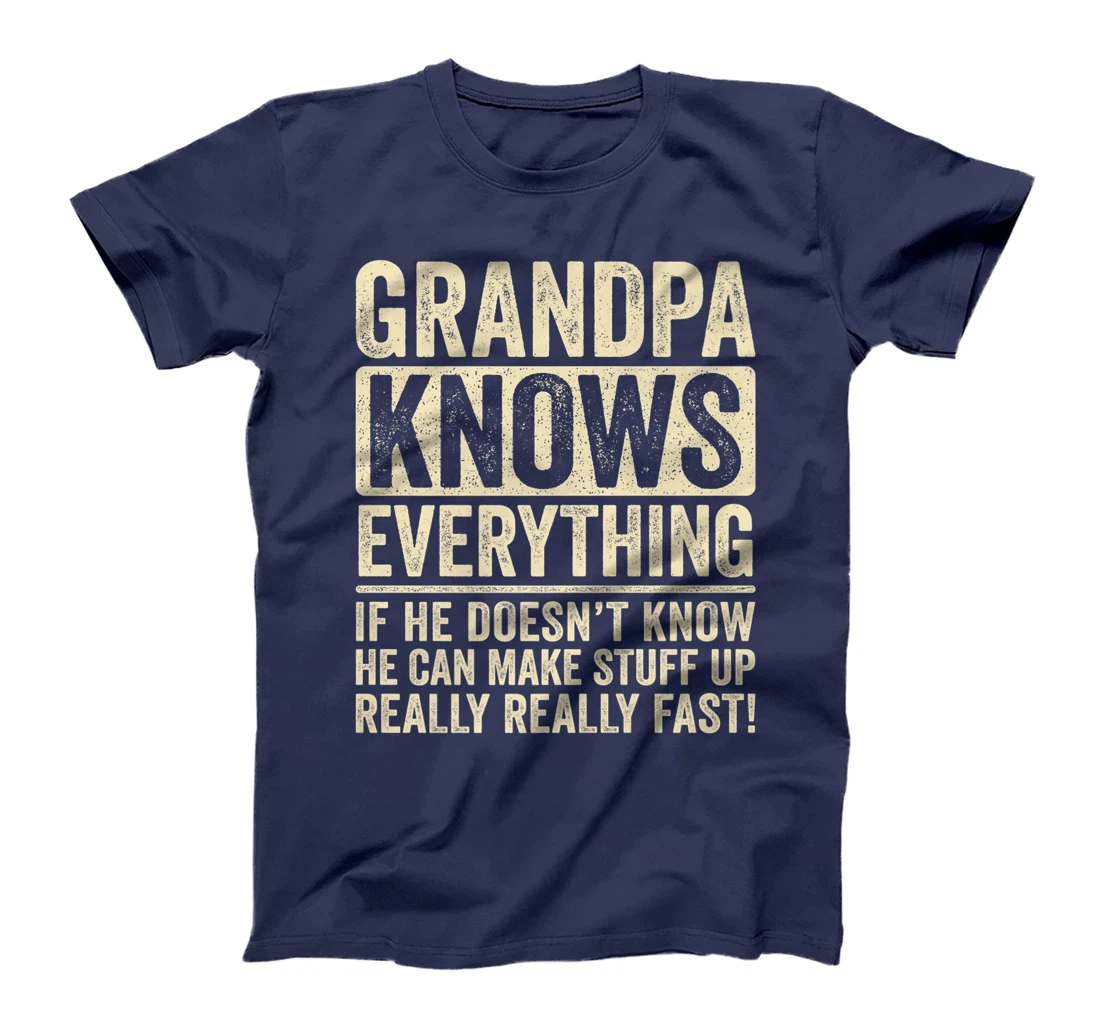 Grandpa Knows Everything Premium T-Shirt