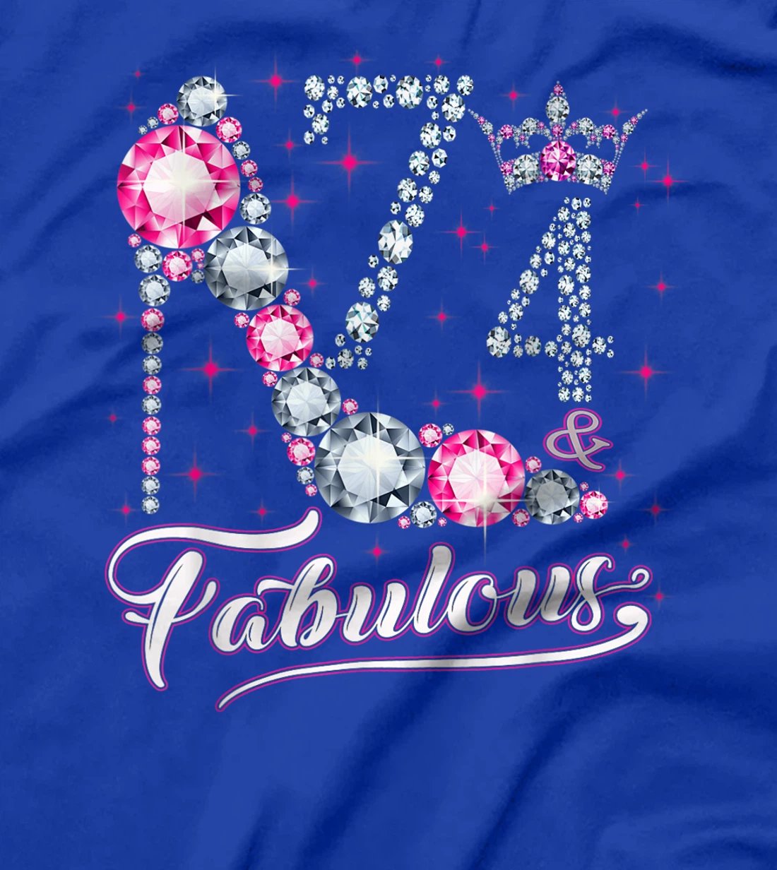 74 And & Fabulous 1947 74th Birthday Gift Tee For Womens T-Shirt