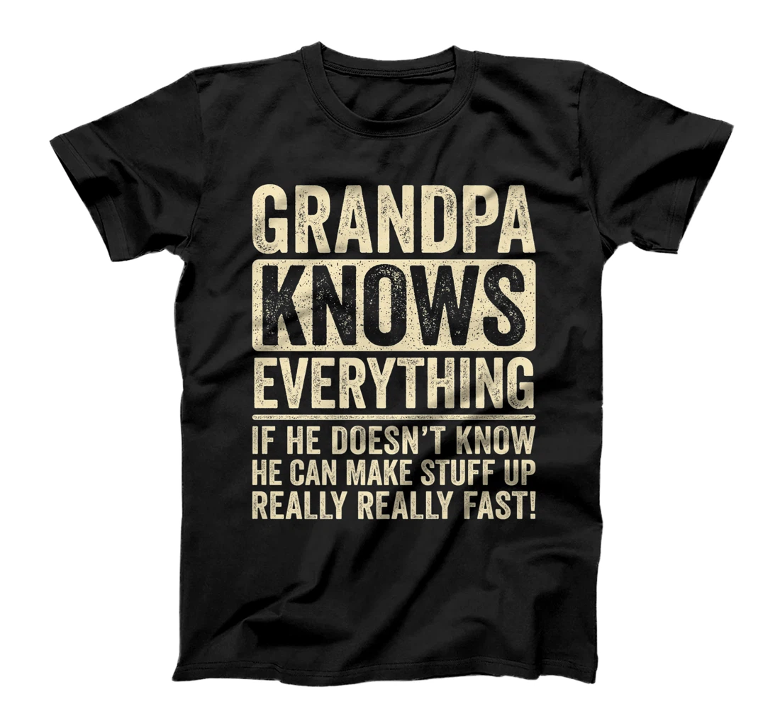 Grandpa Knows Everything Premium T-Shirt