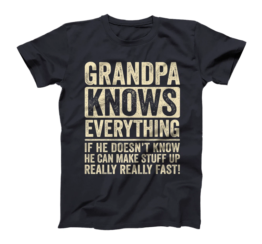Grandpa Knows Everything Premium T-Shirt