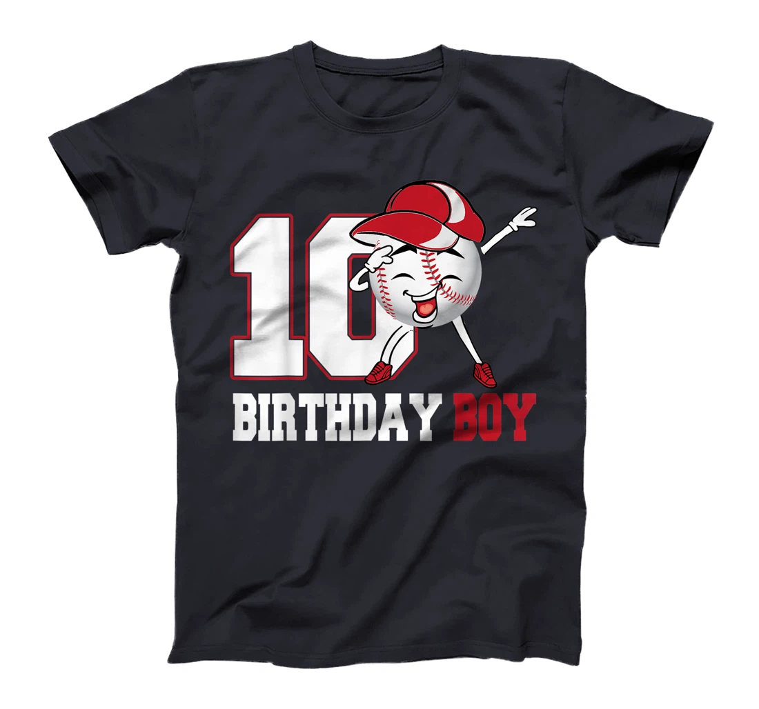Birthday - Baseball 10 Years Birthday Boy T-Shirt