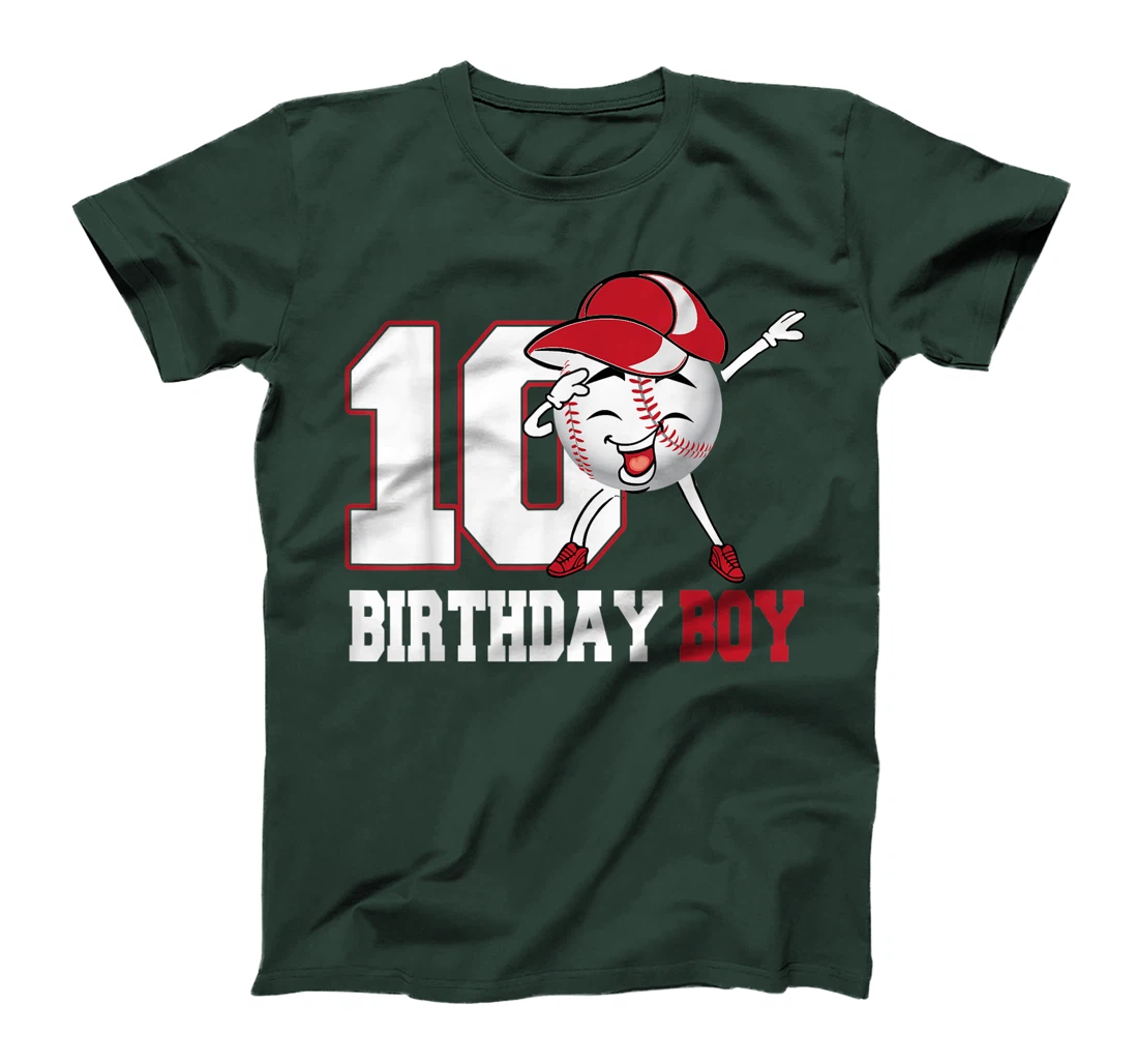Birthday - Baseball 10 Years Birthday Boy T-Shirt