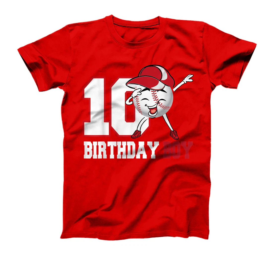 Birthday - Baseball 10 Years Birthday Boy T-Shirt