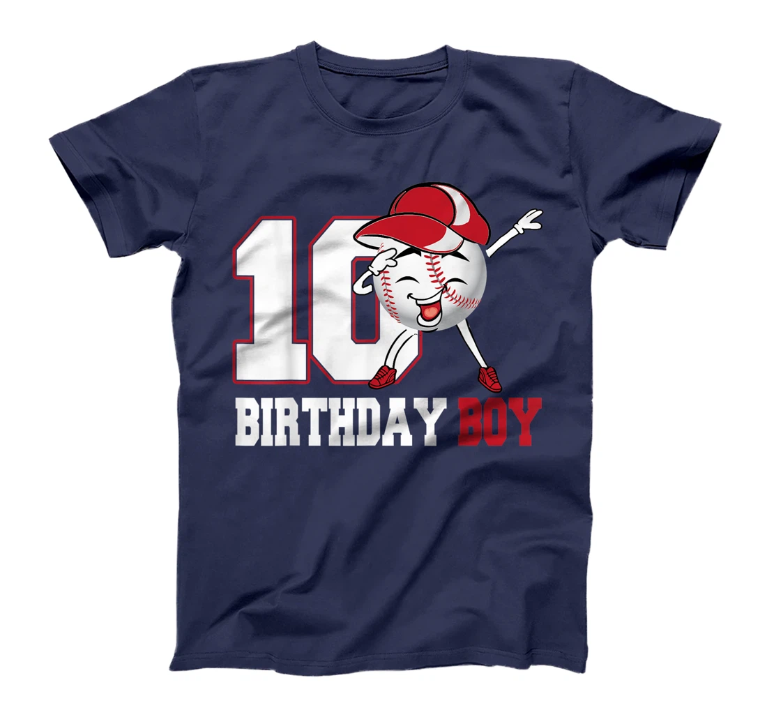Birthday - Baseball 10 Years Birthday Boy T-Shirt