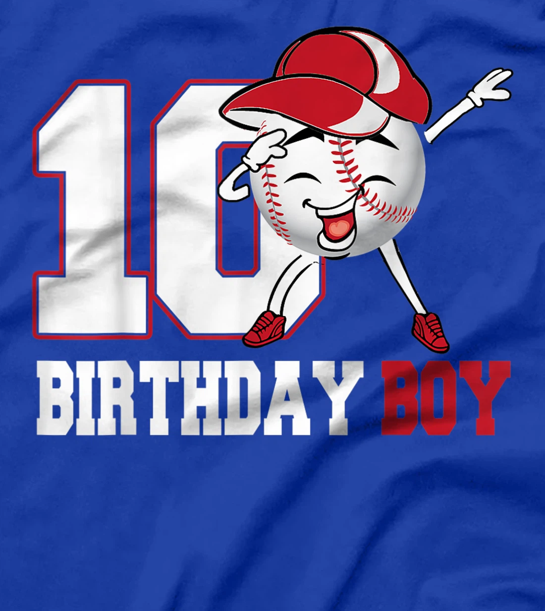 Birthday - Baseball 10 Years Birthday Boy T-Shirt