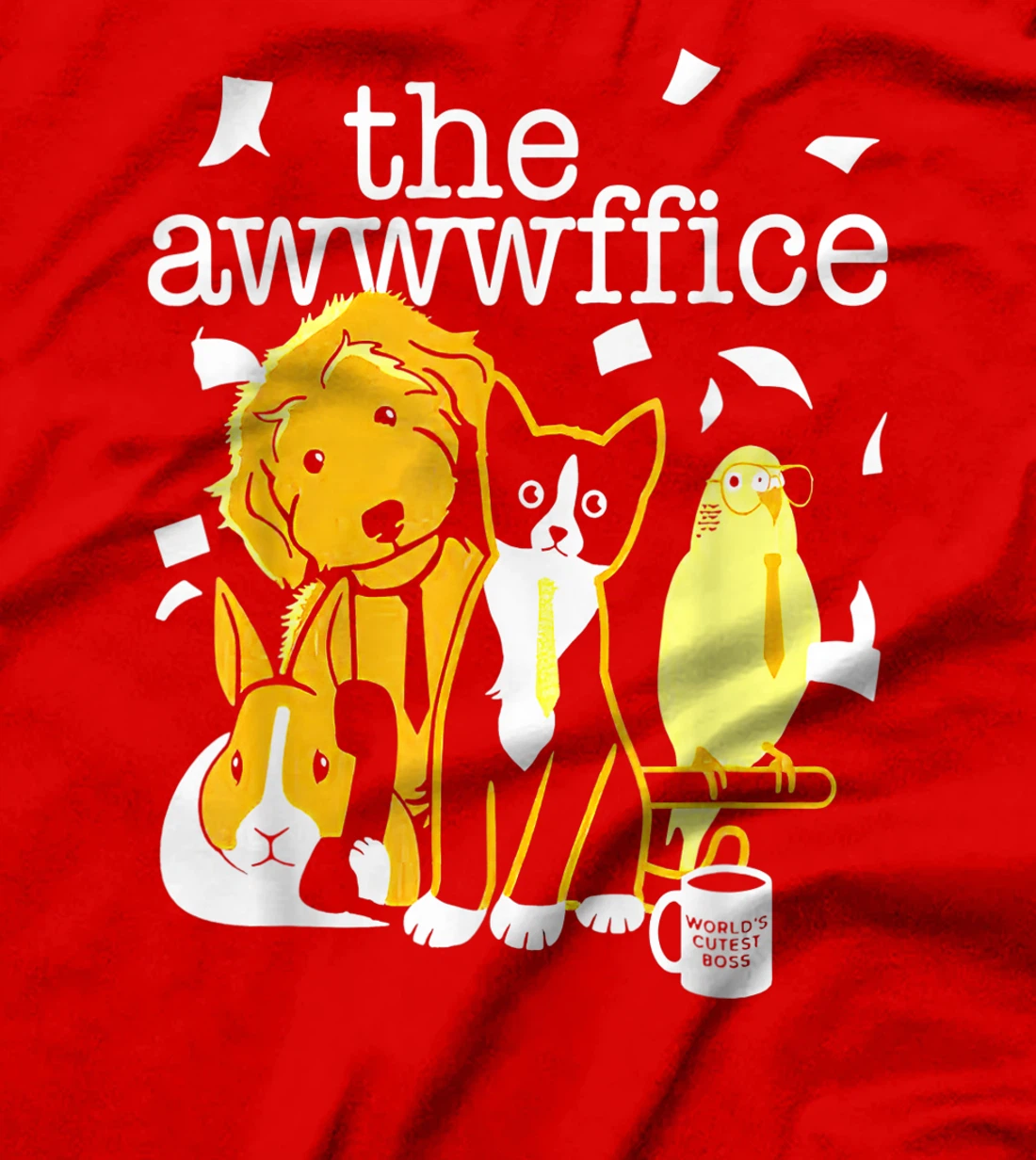 Rough day at the Awwwffice funny T Shirt T-Shirt