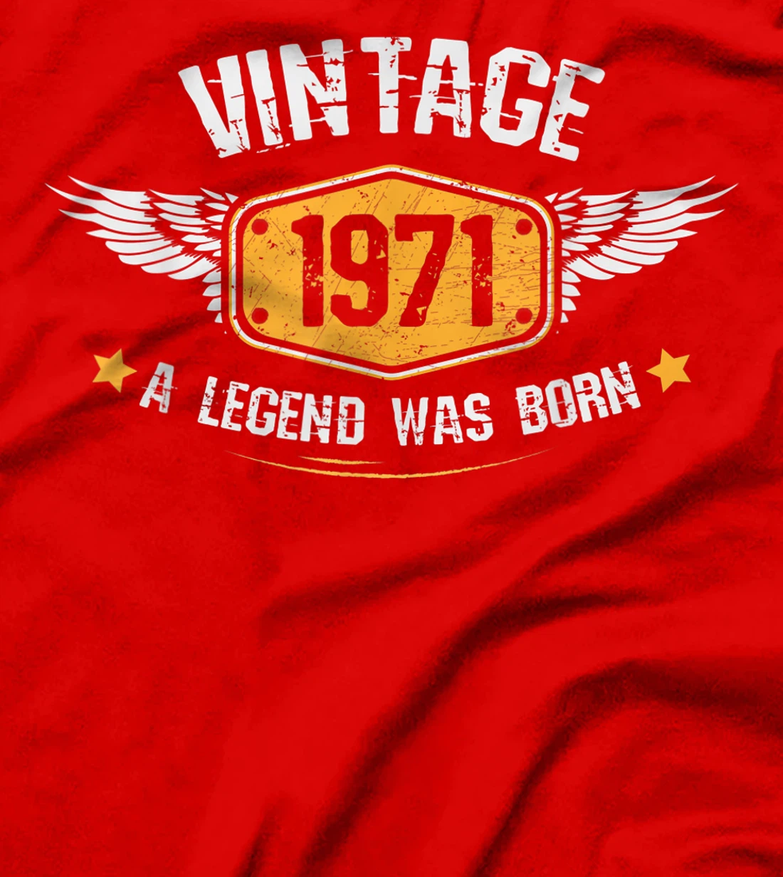 Vintage 1971,50th Birthday Gift Idea ,A Legend was born T-Shirt