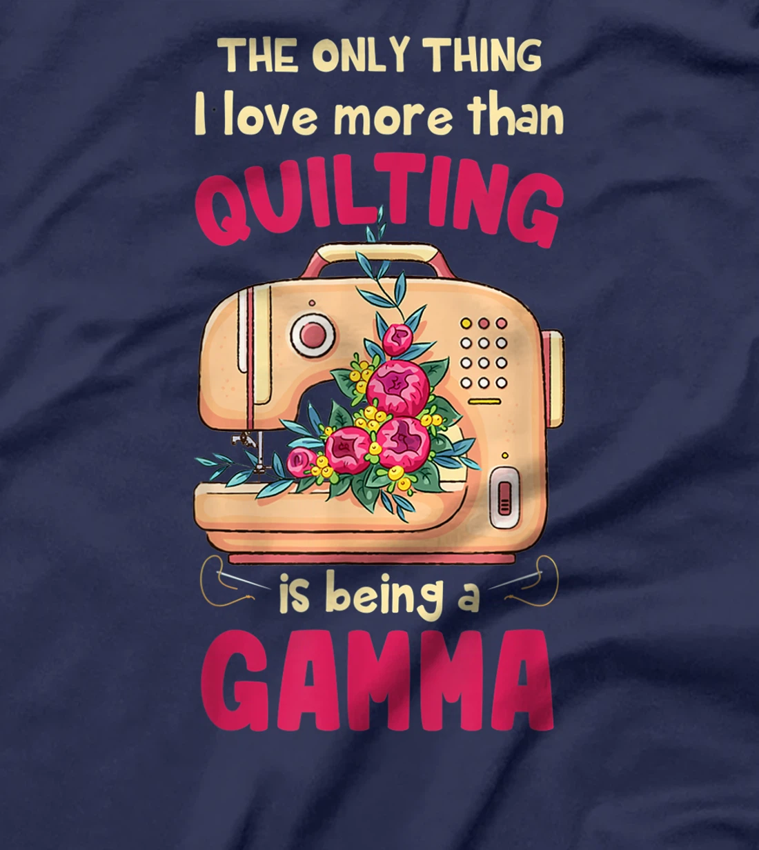 Quilting Grandmother Quilt Gamma Gift for Quilter & Sewer T-Shirt