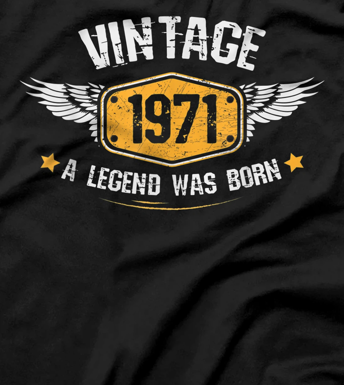 Vintage 1971,50th Birthday Gift Idea ,A Legend was born T-Shirt