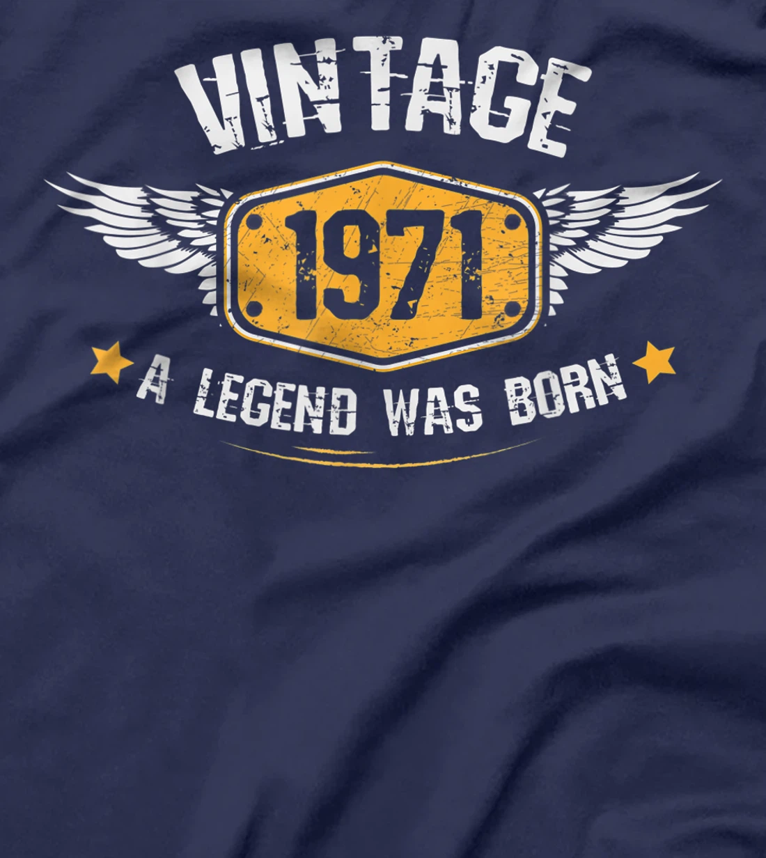 Vintage 1971,50th Birthday Gift Idea ,A Legend was born T-Shirt