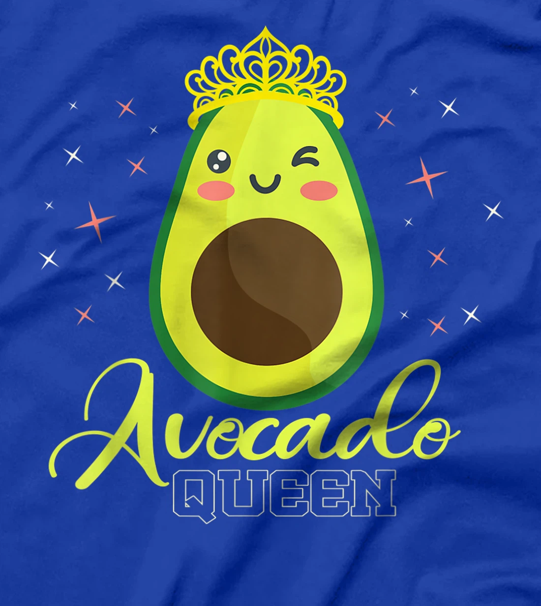 Avocado Queen Funny Sarcasm Vegan Vegetarian Lover Gift T-Shirt