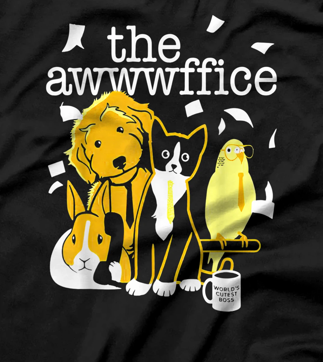 Rough day at the Awwwffice funny T Shirt T-Shirt