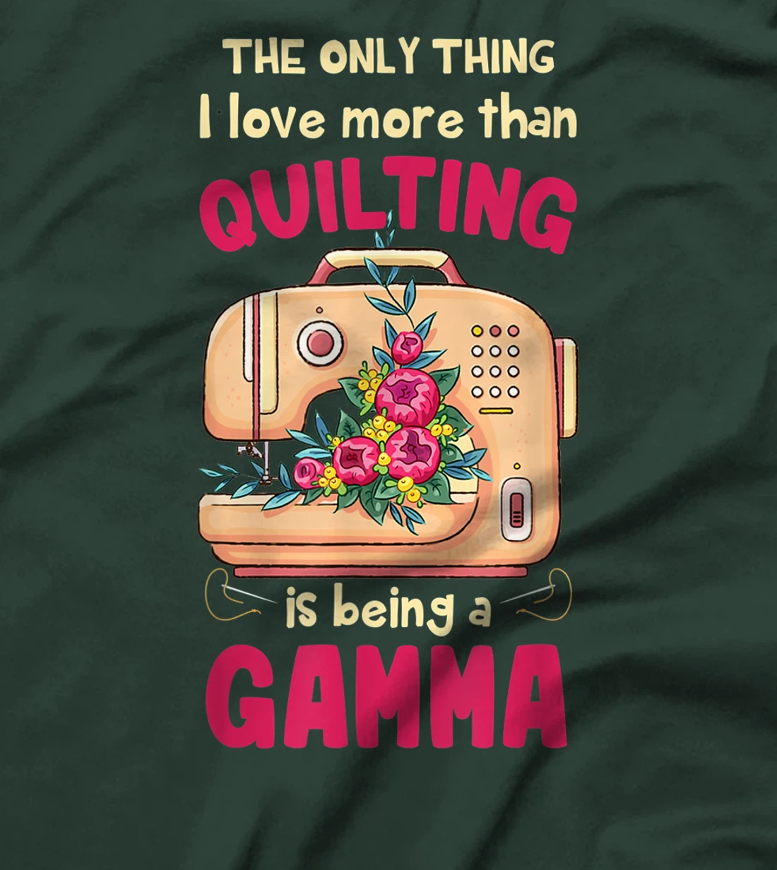 Quilting Grandmother Quilt Gamma Gift for Quilter & Sewer T-Shirt