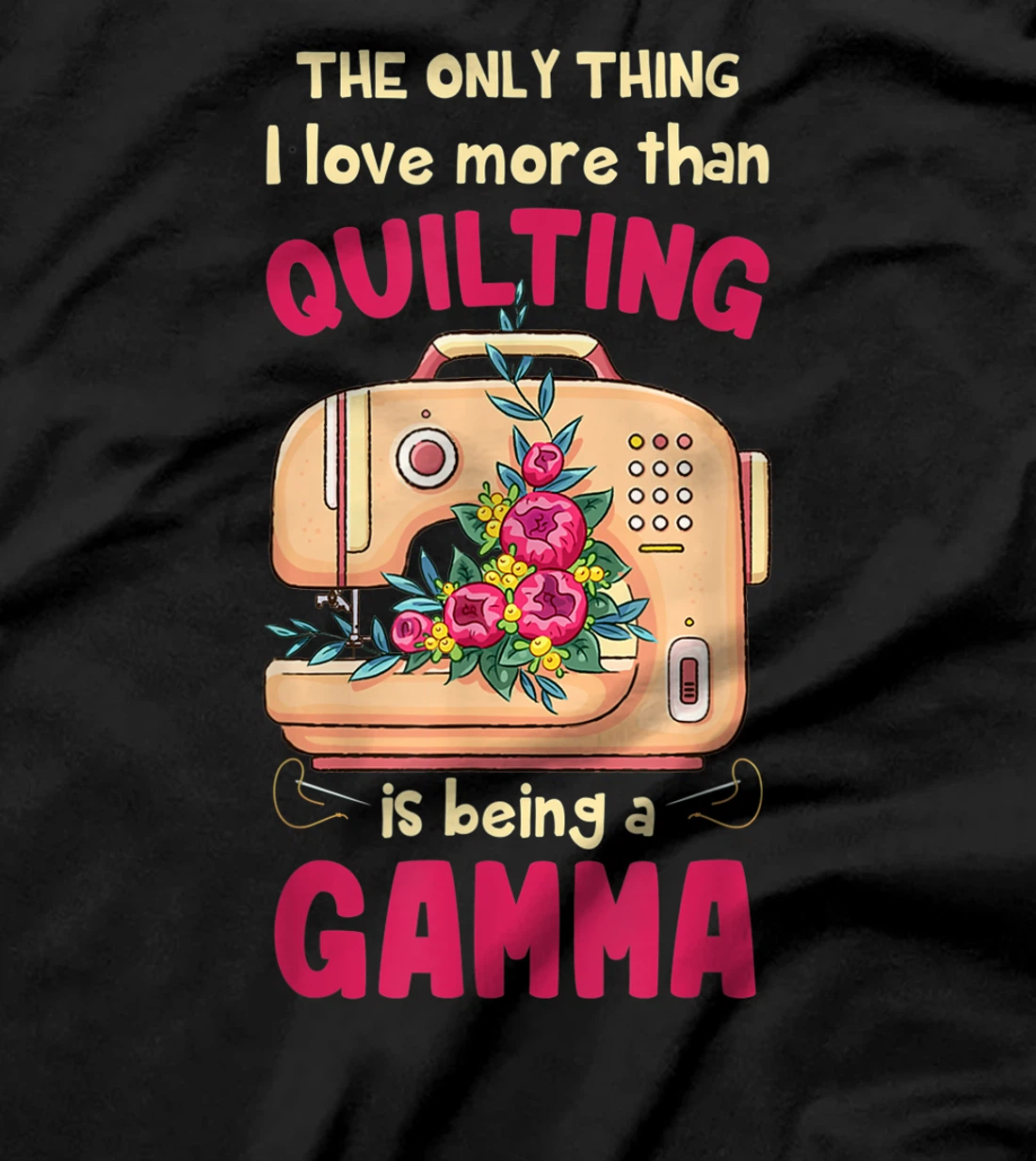 Quilting Grandmother Quilt Gamma Gift for Quilter & Sewer T-Shirt