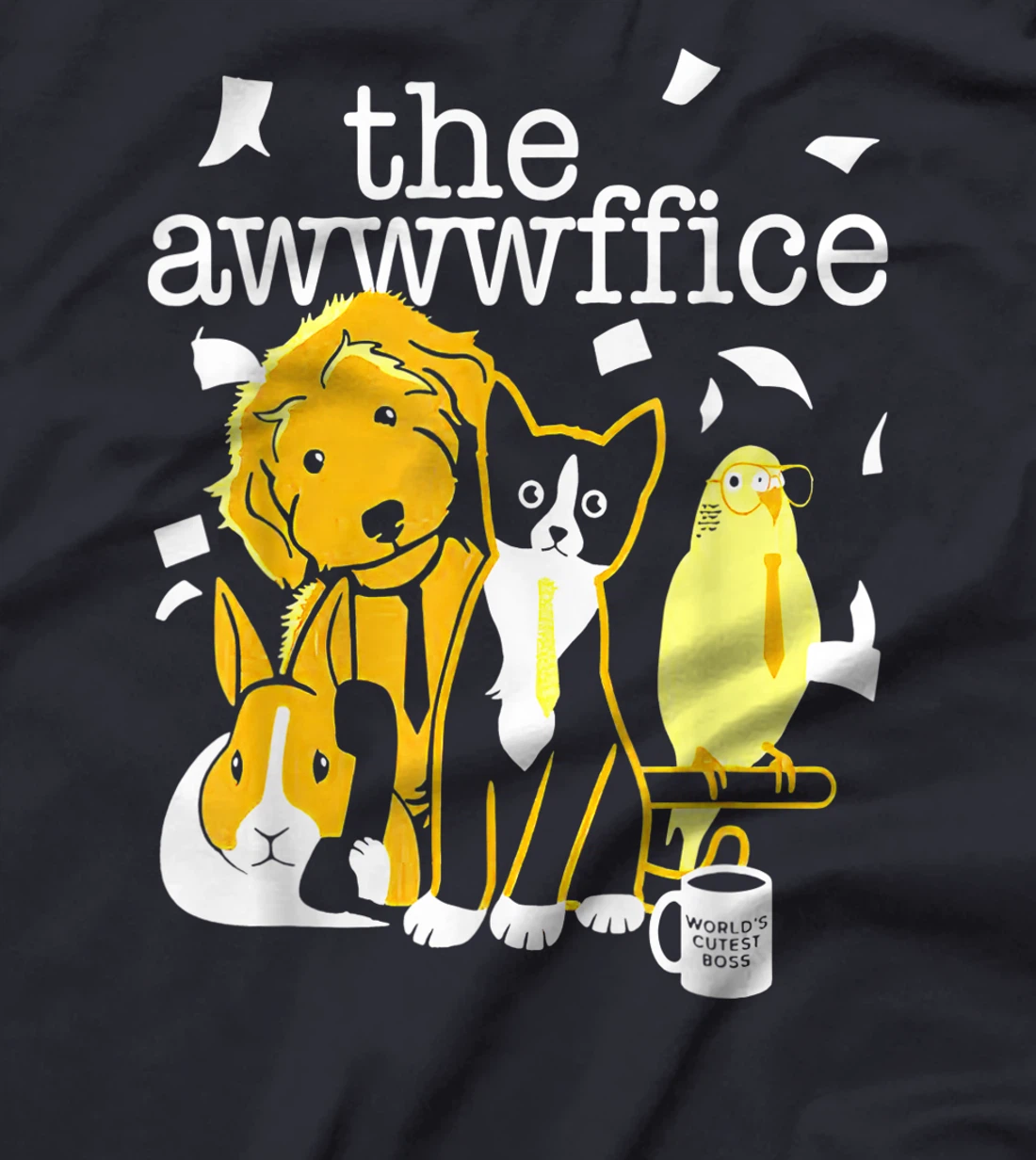 Rough day at the Awwwffice funny T Shirt T-Shirt