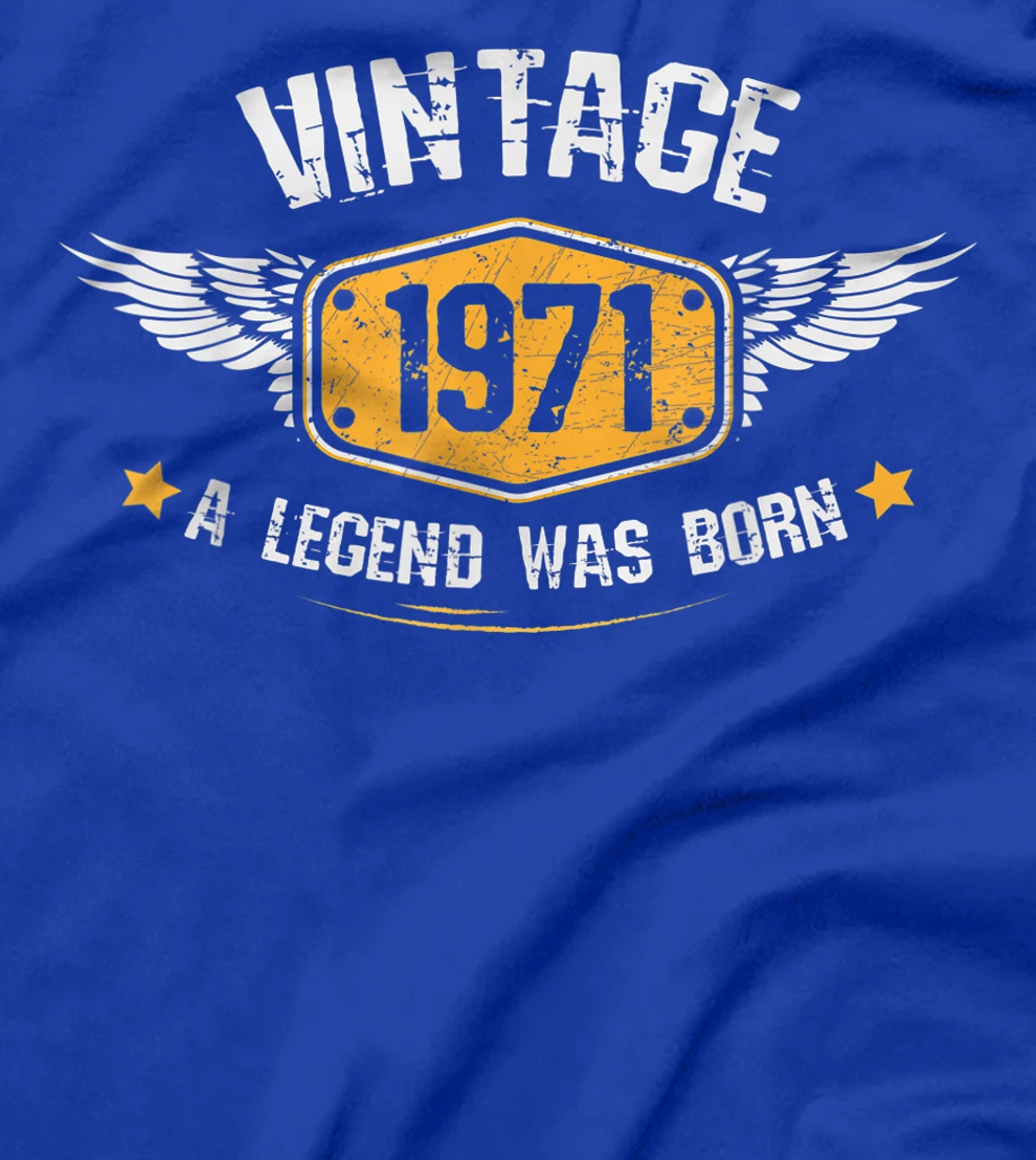 Vintage 1971,50th Birthday Gift Idea ,A Legend was born T-Shirt