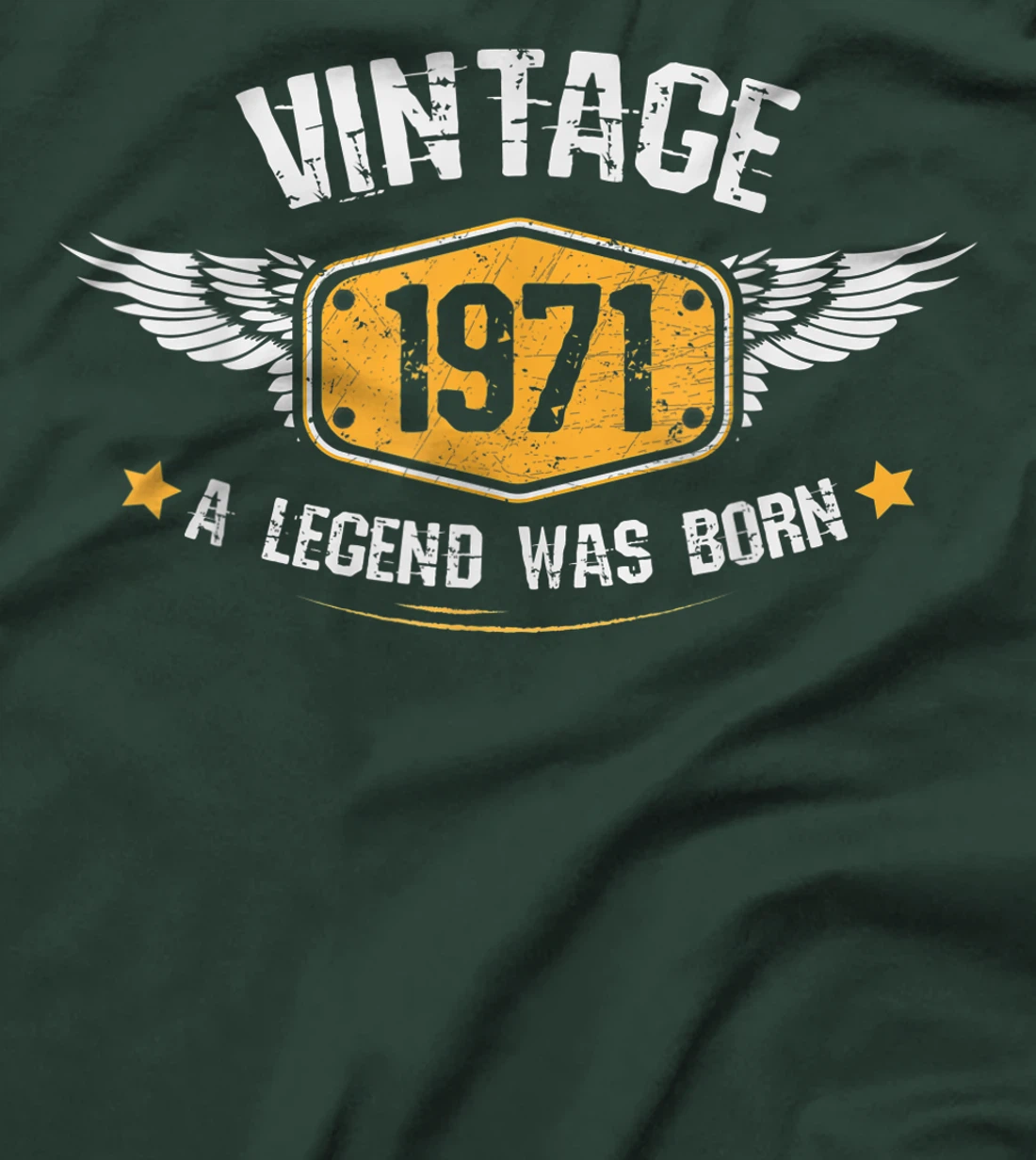 Vintage 1971,50th Birthday Gift Idea ,A Legend was born T-Shirt