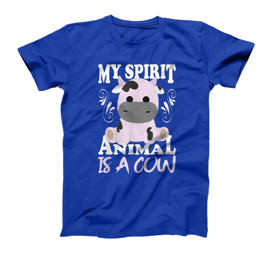 My Spirit Animal Is A Cow I Moo Cow I Cow Motif T-Shirt
