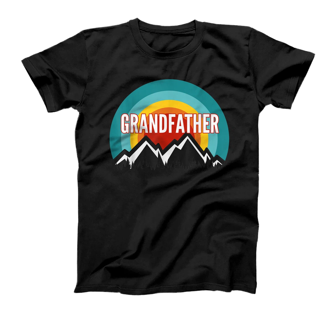 Grandfather, Vintage Retro Sunset Design T-Shirt