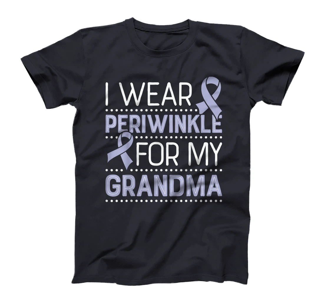 Periwinkle for My Grandma Stomach Cancer Awareness Ribbon T-Shirt