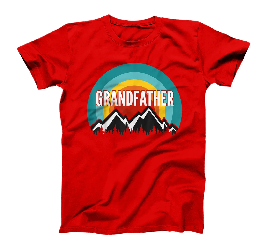 Grandfather, Vintage Retro Sunset Design T-Shirt