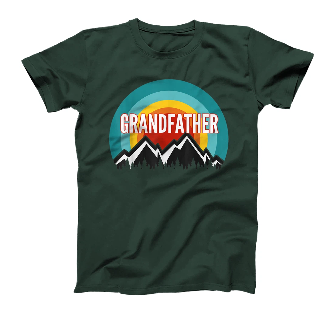 Grandfather, Vintage Retro Sunset Design T-Shirt