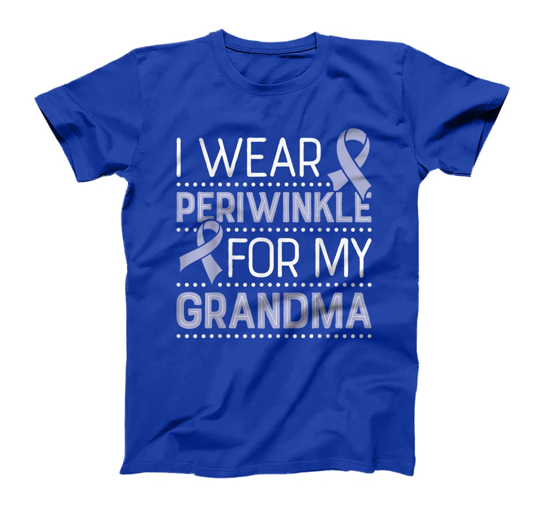 Periwinkle for My Grandma Stomach Cancer Awareness Ribbon T-Shirt