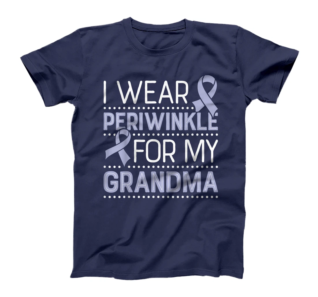 Periwinkle for My Grandma Stomach Cancer Awareness Ribbon T-Shirt