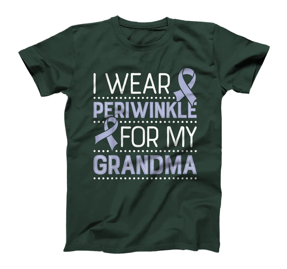 Periwinkle for My Grandma Stomach Cancer Awareness Ribbon T-Shirt
