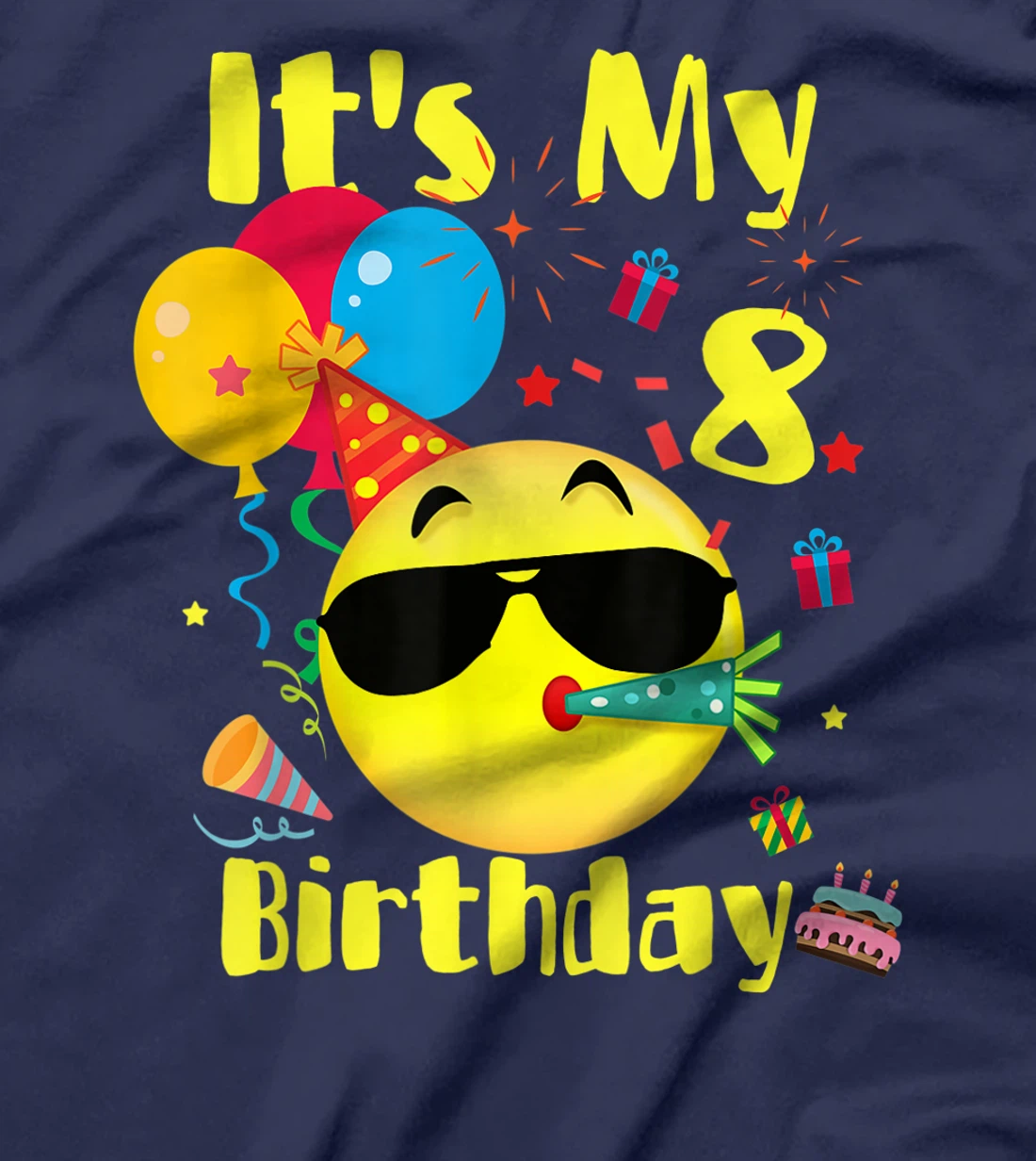 Birthday - It's My 8 Party Birthday T-Shirt