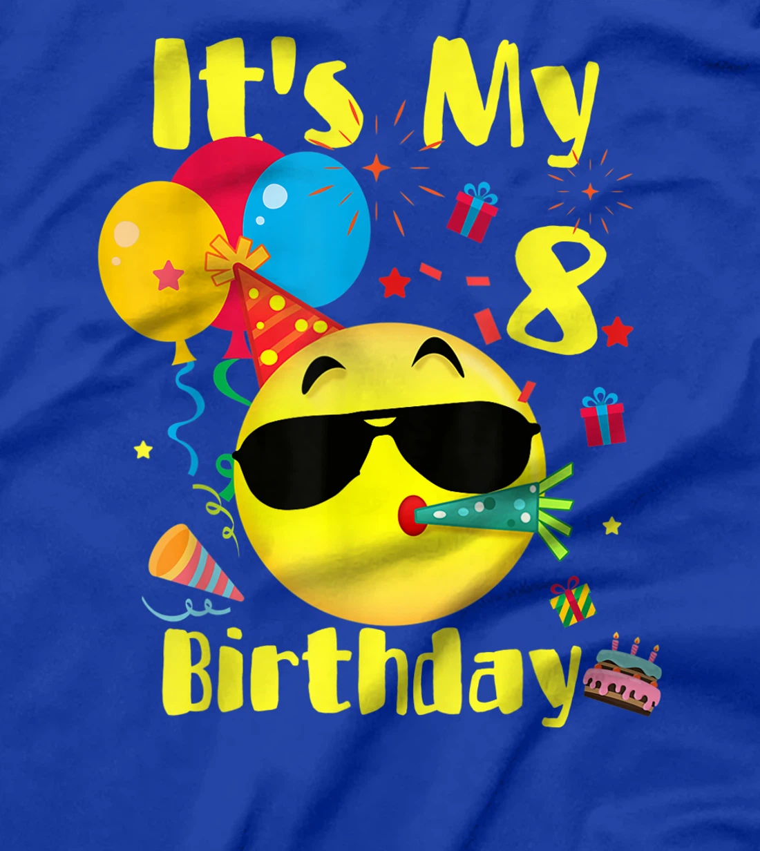 Birthday - It's My 8 Party Birthday T-Shirt