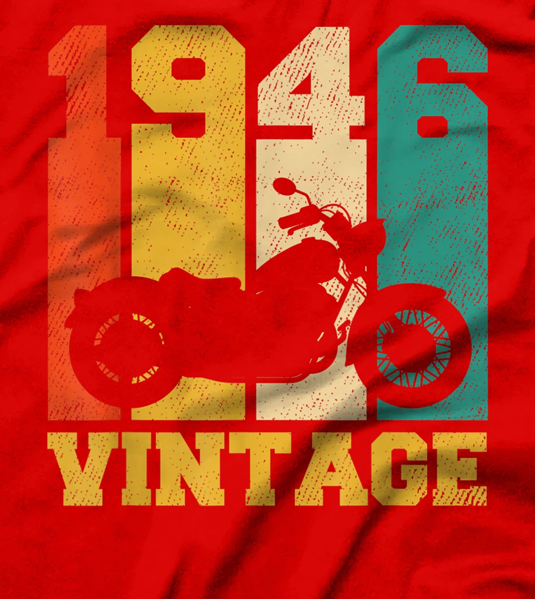 75 Years Old Gifts Vintage 1946 Motorcycle 75th Birthday T-Shirt