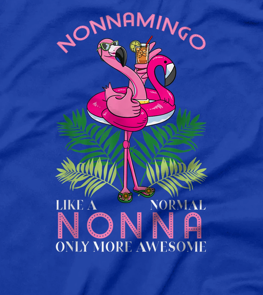 Nonnamingo Grandmother Flamingo Lover Gramma Grandma Granny T-Shirt